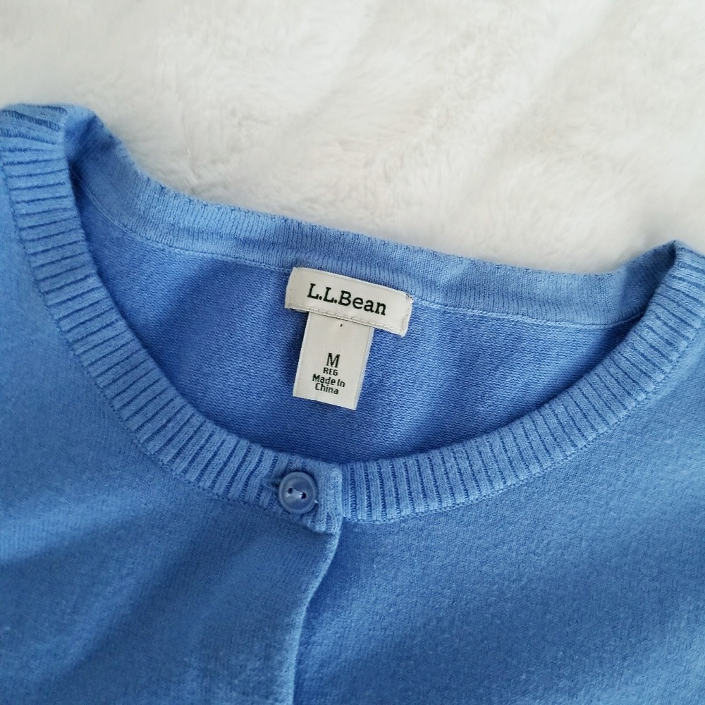 L.L. Bean Button-Front Cardigan - Picture 3 of 8